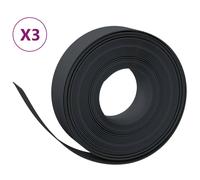 Garden Edging Patio Lawn Edging Garden Border Rolls 5 pcs Polyethylene vidaXL