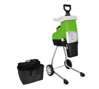 Garden Electric 2800W Power Leaf Quiet Start Cutting Chipper Wood Shredder Machine Powerful Crushing, Low Noise
