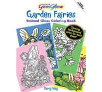 Garden Fairies Stained Glass Coloring Book