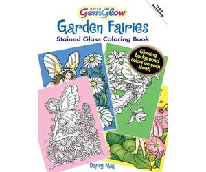 Garden Fairies: Stained Glass Coloring Book