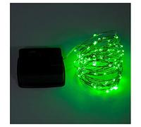 Garden Fairy Lights, 2M 20Lights Warm Copper Wire Lights, Solar Powered String Lights for Yard Outdoor, Christmas Tree, Courtyard Wall Fence Balcony Garden Ornaments Decor (Green)