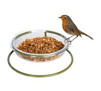 Garden Feeder Tray - Mealworm And Robin Bird Feeder Jacobi Jayne® I Love Robins™ Easy Clean Treat Dish Ground Bird Feeder - Robin Feeders For The Garden