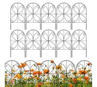 Garden Fence, 10 Dog Protection Panels | Weather-Resistant Landscape Edging for Outdoor Boundaries & Deer Protection