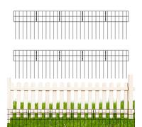 Garden Fence Animal Barrier - Animal Barrier Fence | 10x Panels Border Decor for Pet Area Yard Lawn Patio Pets Dogs Outdoor Yard Divider and Lawn Protection