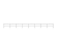 Garden Fence Spear Outdoor Panel Barrier Border Privacy Multi Sizes vidaXL