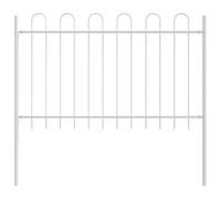 Garden Fence Boxtel Powder-coated Steel Outdoor Barrier Panel Partition vidaXL