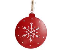 Garden Fence Ornaments Danish Hand Painted Christmas Tree Ornament Border Festive Miniature Drum Hanging Holiday