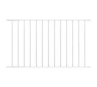Fence Panel Powder-coated Steel Patio Barrier Multi Sizes Multi Colours vidaXL