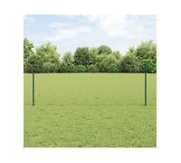 Garden Fence Panel Roll 100m x 80cm Steel & PVC Powder-Coated Green Pack Hexagon