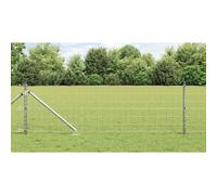 Garden Fence Panel Silver 0.8x10m Steel PVC Weatherproof Privacy Boundary Strong
