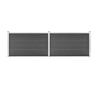 Garden Fence Patio Edge Border Fence Panel Barriers Outdoor Fence WPC vidaXL