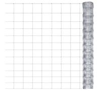 Garden fence Silver Galvanised Steel 50x1.25m 125cm High Poultry Enclosure Wire