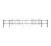 Garden Fence Spear Outdoor Panel Barrier Border Privacy Multi Sizes vidaXL