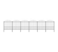 Garden Fence Spear Outdoor Panel Barrier Border Privacy Multi Sizes vidaXL
