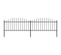 Garden Fence Spear Outdoor Panel Barrier Border Privacy Multi Sizes vidaXL
