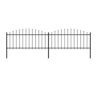 Garden Fence Spear Outdoor Panel Barrier Border Privacy Multi Sizes vidaXL