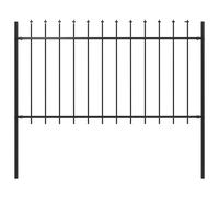 Garden Fence White 1.7 x 1.5 m Powder-coated Steel
