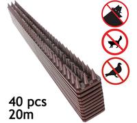 Garden Fence Wall Anti-Climb Security Spikes (40 Pcs, 20m)