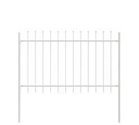 Garden Fence White 11.9 x 0.8 m Powder-Coated Steel Hardware Cloth Chicken Wire Fence Welded Cage Wire for Bird Netting Fence Gopher Wire Rabbit Mesh Snake Fence Poultry Netting Cage Screen