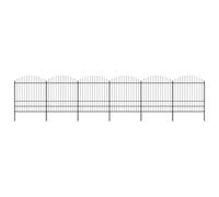 Garden Fence Spear Outdoor Panel Barrier Border Privacy Multi Sizes vidaXL