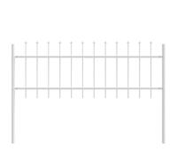 Garden Fence WOERDEN 3 pcs 5.1 x 0.6 m Powder-Coated Steel | Rectangular Design, , Se Barrier, Easy 2-Person Assembly for Terrace