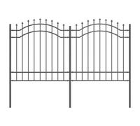 Garden Fence Woerden Powder-coated steel Outdoor Barrier Panel Terrace vidaXL