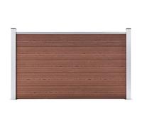 Garden Fence WPC 180x105 cm Brown