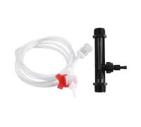 Garden Fertilizer Injector Plastic Irrigation Fertilizer Injector Kit G3/4 Irrigation Device Kit for Liquid Fertilizer Injection, 2m Tube Length, Self-Priming Capability 9-92L/h