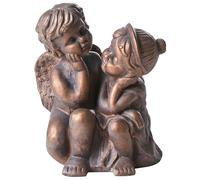 Beliani Garden Figurine Damaro Children Brown