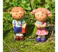Garden Figurines Decoration Statue Reading Doll Resin Figure Sculpture Crafts Ornaments Study Kindergarten Mini Decor Art collection
