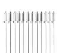 Garden Fire Torch 12Pcs Stainless Steel 115cm