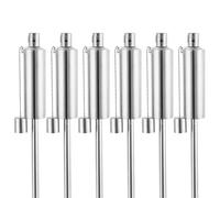 Garden Fire Torch 6Pcs Stainless Steel 115cm