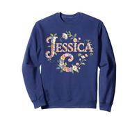 Garden First Name JESSICA Girl Cottagecore Birthday Party Sweatshirt