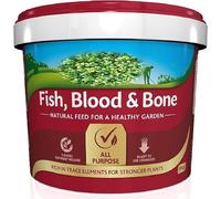 Garden Fish, Blood & Bone Plant Food - 8kg All Purpose Natural Fish Blood and Bone Fertiliser for Garden Plants.