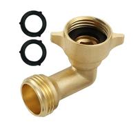 Garden Fittings | Brass Leakproof Ninety Degree Elbow Fittings - Garden Fittings & Adapters,Suitable for Kitchen, Shower, Power Support, Repair, Sewer, Sink, Outdoor Irrigation
