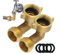 Garden Fittings | Brass Leakproof Ninety Degree Elbow Fittings | GardenConnectors,Suitable for Kitchen, Shower, Power Support, Repair, Sewer, Sink, Outdoor Irrigation