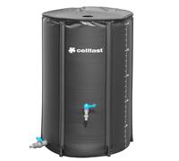 Garden Folding Rain Water Tank Barrel Butt Tap 250L Storage Watering Lightweight