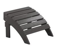 Garden Footstool ADIRONDACK Dark Grey