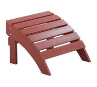 Garden Footstool ADIRONDACK Red