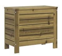 Garden Footstool Outdoor Ottoman Footrest Impregnated Wood Pine vidaXL