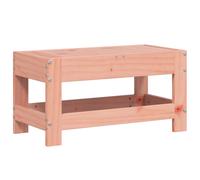 Garden Footstool Outdoor Ottoman Footrest Solid Wood Douglas vidaXL