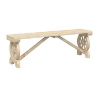 Garden Footstool Outdoor Ottoman Garden Stool Footrest Solid Wood Fir vidaXL