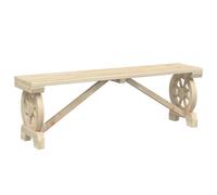 Garden Footstool Outdoor Ottoman Garden Stool Footrest Solid Wood Fir vidaXL