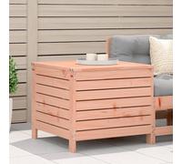 Garden Footstool Outdoor Slatted Solid Douglas Wood Natural 62x63.5x53.5cm
