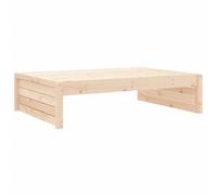 Garden Footstool Patio Ottoman Footrest Outdoor Stool Solid Wood Pine vidaXL