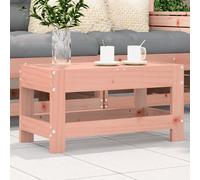 Garden Footstool Solid Douglas Wood Natural 62x30x32 cm Outdoor Ottoman Slatted