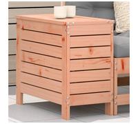 Garden Footstool solid pine untreated Douglas wood 62x31.5x52 cm folding table +