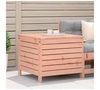 Garden Footstool Untreated Douglas Wood Solid Pine 62x63.5x53.5cm Foldable Tray