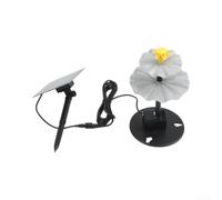 Garden Fountain Solar 2W Outdoor Floating Water Feature Pump for Bird Bath Pond Aquarium Decor