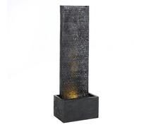 Garden Fountain Wall Water Feature Outdoor Powered Waterfall LED Fountain